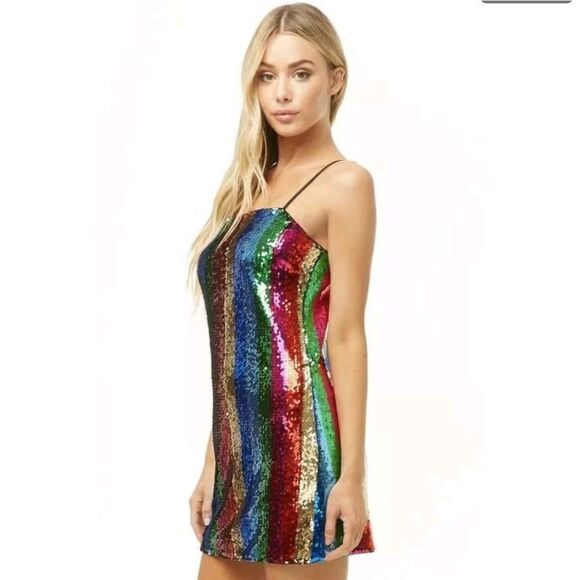 Forever 21 Sequins Mini Dress - Picture 3 of 5
